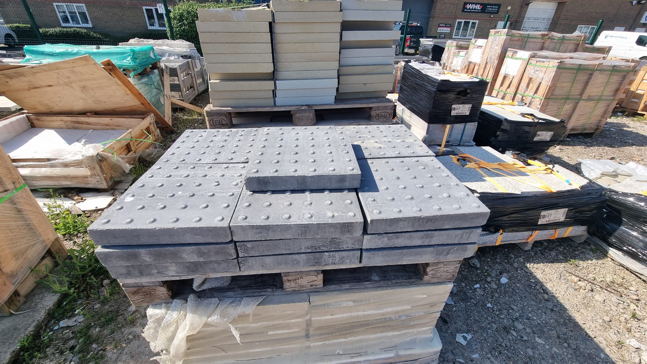 Charcoal Concrete Tactile Paving 400×400